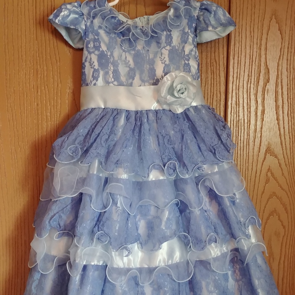 Little girls blue dress